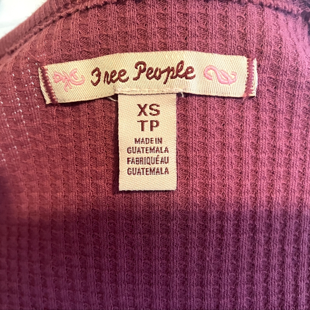 Free People Santa Clara Thermal Long Sleeve Top - Picture 3 of 9